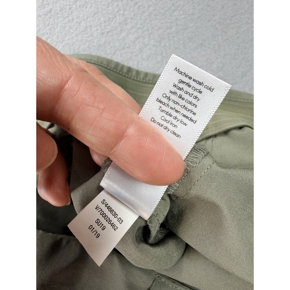 Athleta Tribeca Utility Crop Pants Womens 4 Laurel Olive High Rise - Picture 12 of 16